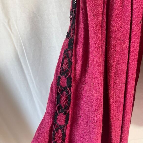 Free People NWT Maggie Rose Hypnotic Embroidered Top Sz L - Picture 5 of 11